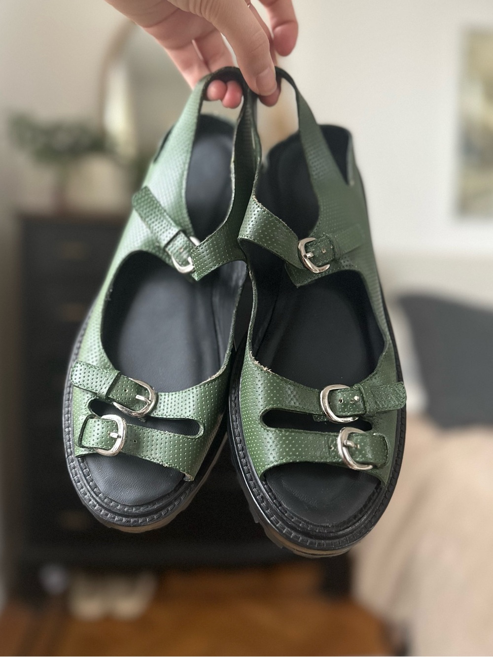 Rachel Comey Adams Sandals Green Size 9